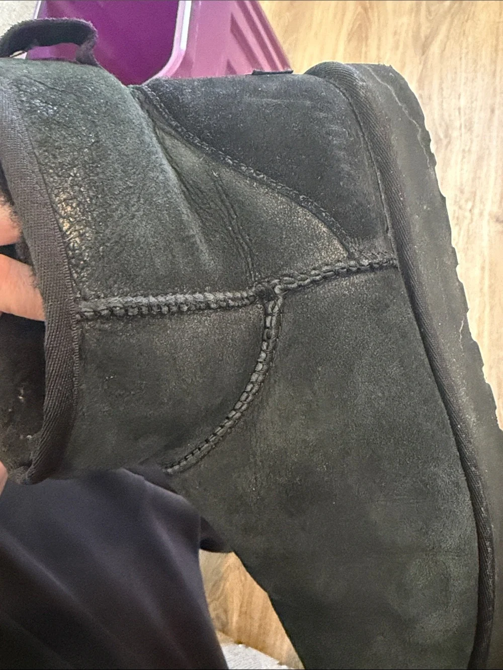 UGG Black Short Boot